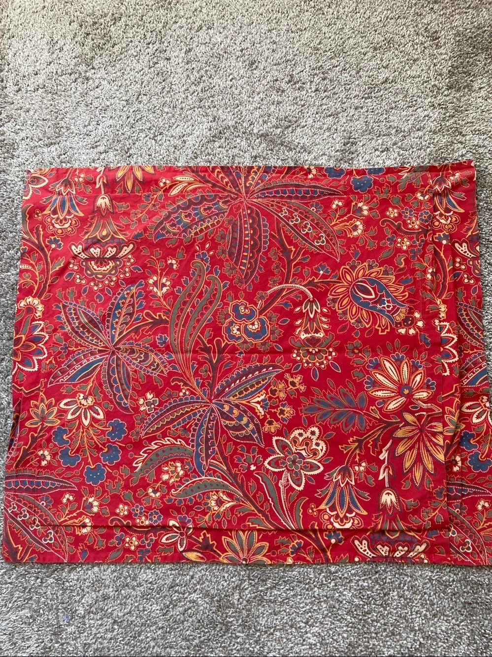 Pottery Barn Caesarea Pillow Shams Covers standard Cotton 2013 paisley boho